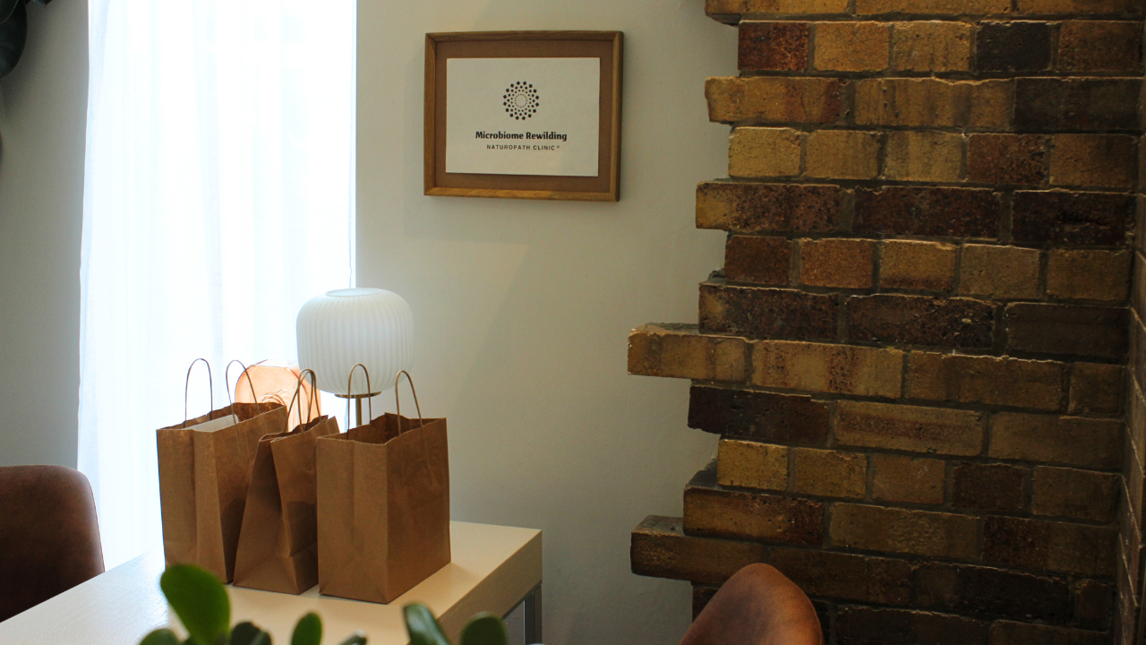 Microbiome Rewilding Naturopath Clinic Brisbane Australia Online Appointments Personalised holistic health for women Naturopath Dispensary 